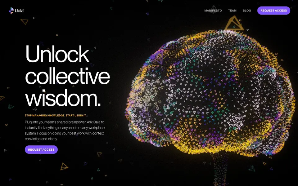 Dala home page